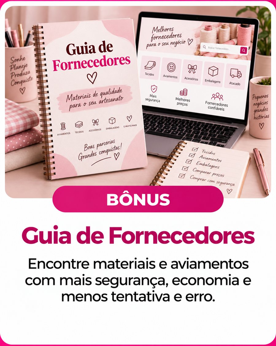 Bônus: Guia de Fornecedores
