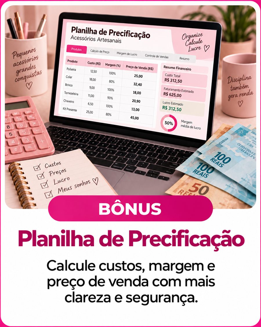 Bônus: Planilha de Precificação